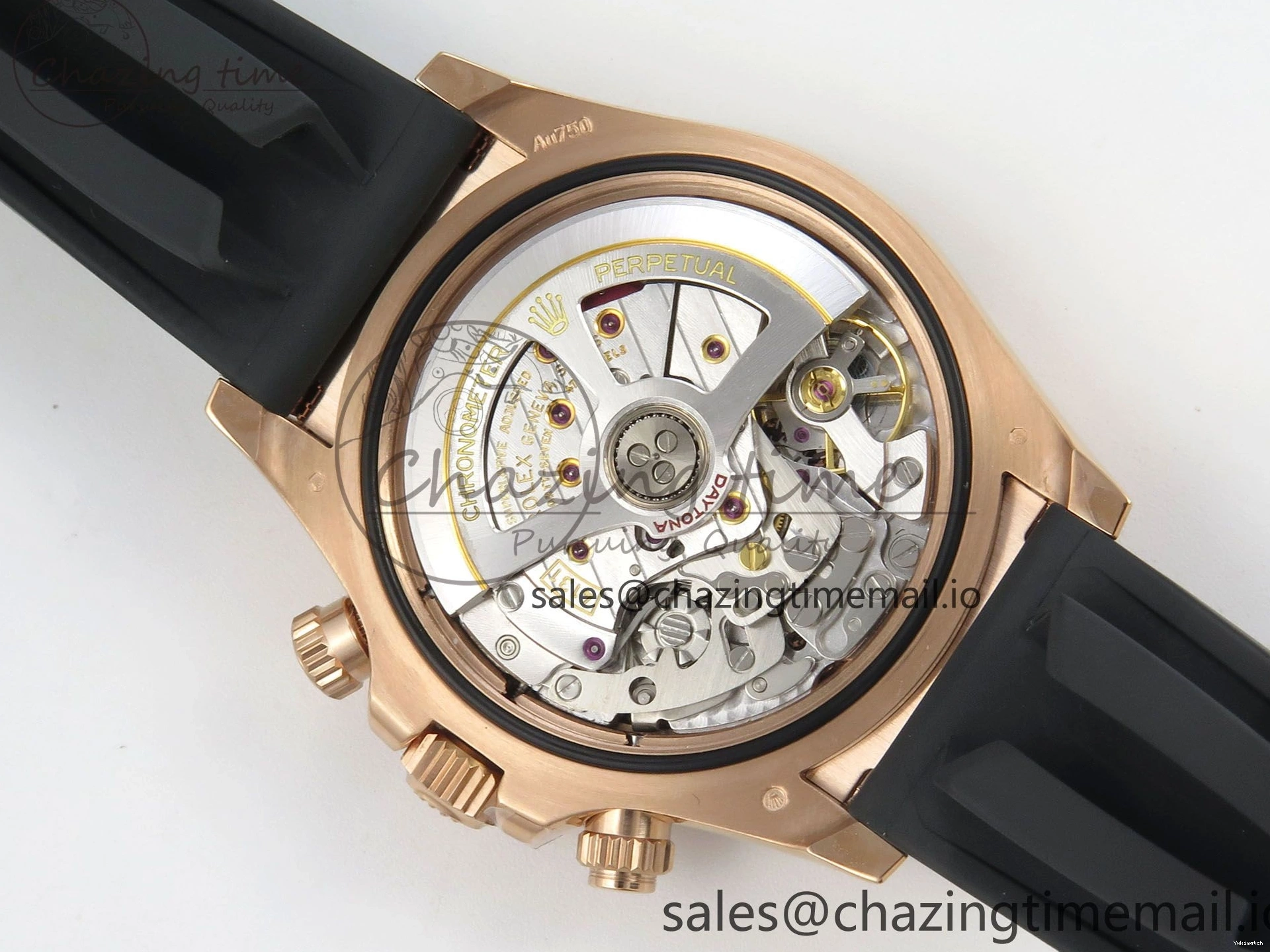 RG Oysterflex Edition 126515 VSF Daytona on 1:1 VS4131 (Weighted) Strap Dial Black V2 Best 0120